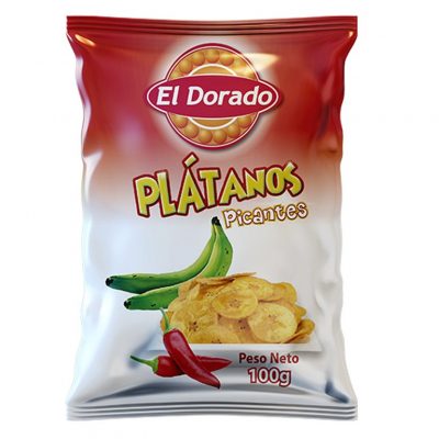 El Dorado Spicy Platains Chips 100g