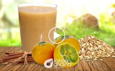 Una refrescante Colada de avena con lulo