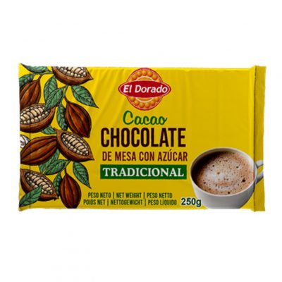 Chocolate de mesa con azúcar EL Dorado